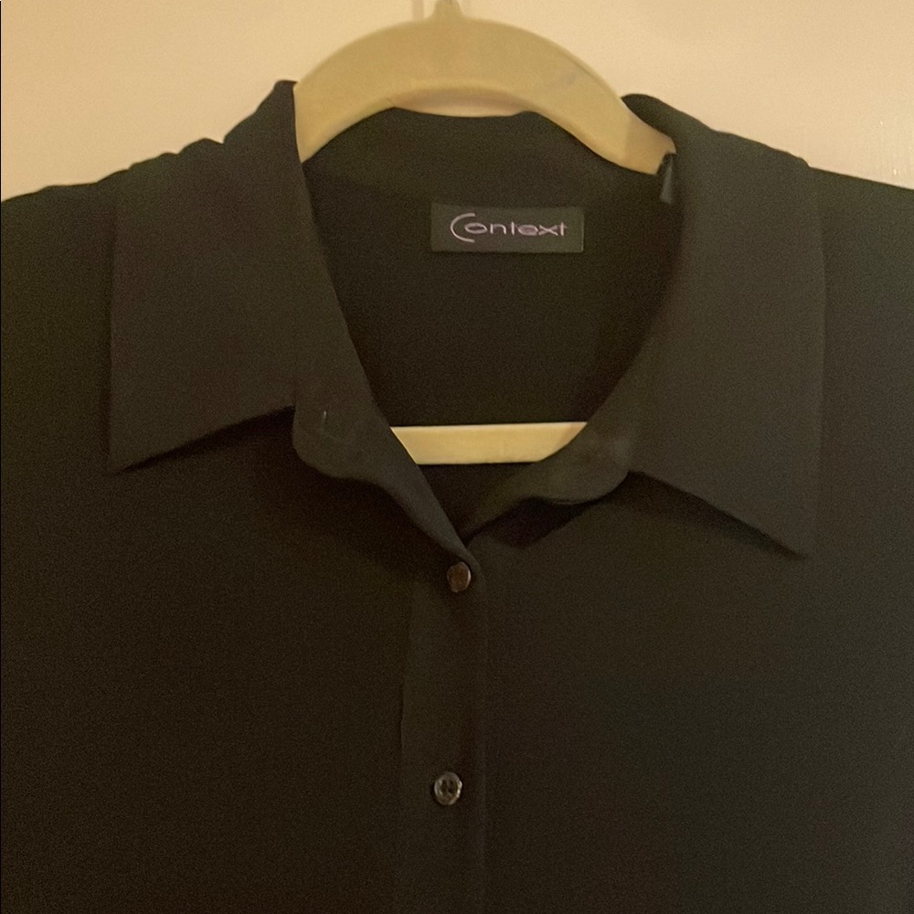 Context Women's Black Shirtdress